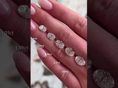 ল্যাবরেটরিতে চাষ করা হীরা গহনা