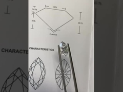 ল্যাব-নির্মিত মারকুইস হীরা VVS-VS D-F রঙ IGI সার্টিফাইড