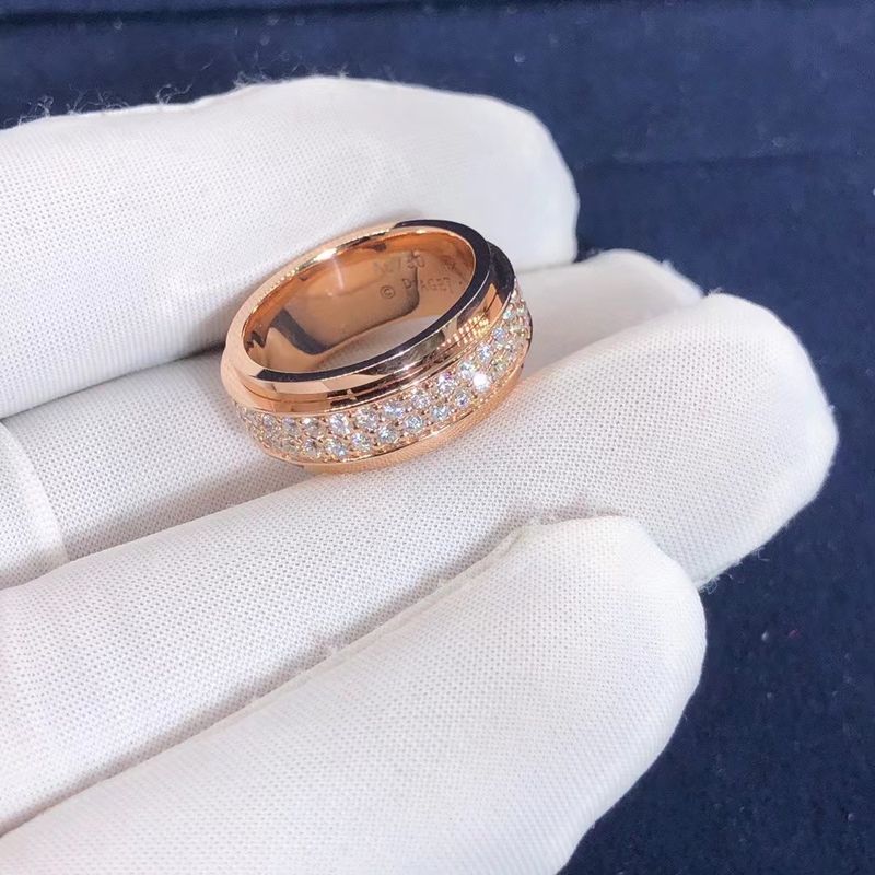 গুণমান 18K Rose White Yellow Gold Piaget Possession Ring VS Diamond For Women/পুরুষ কারখানা