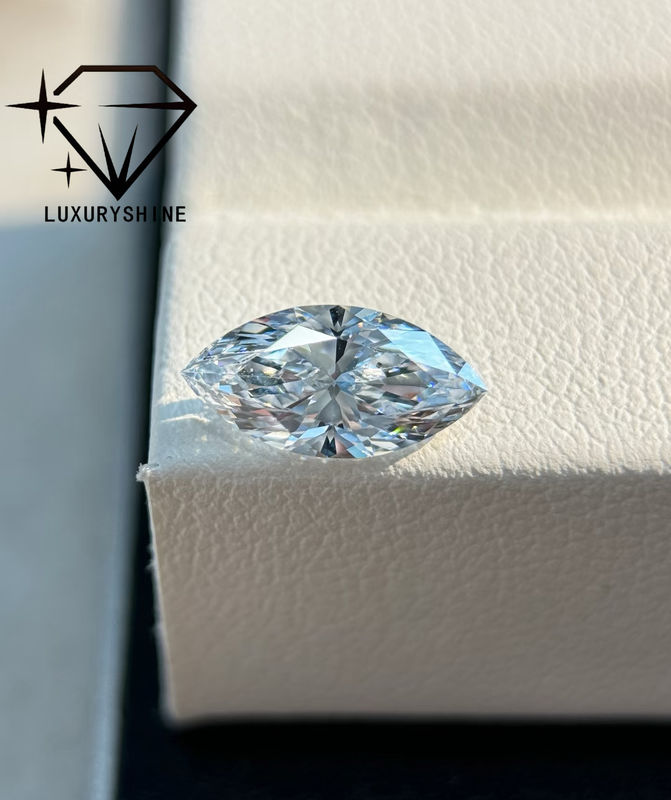 গুণমান LuxuryShine VVS2 মার্কিজ আকৃতি 0.3-15ct ল্যাব গ্রো ডায়মন্ড D-F রঙ 3EX IGI সার্টিফিকেট সঙ্গে কাটা পাথর রিয়েল ডায়মন্ড কারখানা