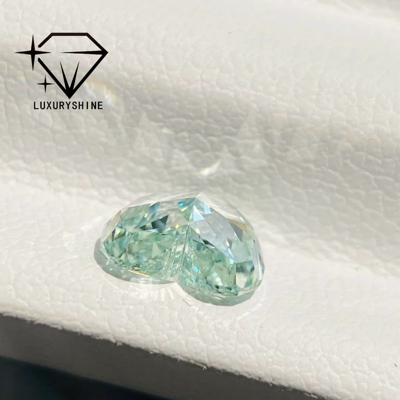 গুণমান LuxuryShine গোলাপী / হলুদ / সবুজ হার্ট কাট ল্যাব গ্রোড ডায়মন্ড ভিভিএস-ভিএস রিয়েল ডায়মন্ডস & বিয়ের গয়না & কাস্টমাইজড গয়না কারখানা