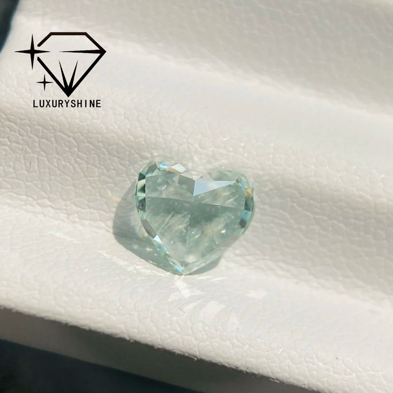 গুণমান LuxuryShine গোলাপী / হলুদ / সবুজ হার্ট কাট ল্যাব গ্রোড ডায়মন্ড ভিভিএস-ভিএস রিয়েল ডায়মন্ডস & বিয়ের গয়না & কাস্টমাইজড গয়না কারখানা