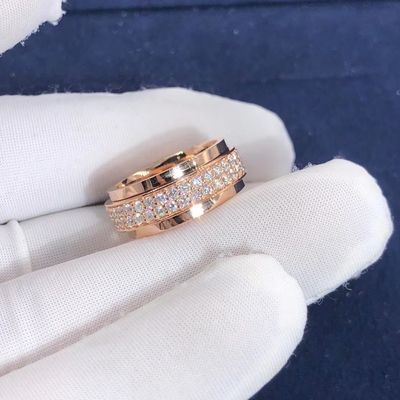 গুণমান 18K Rose White Yellow Gold Piaget Possession Ring VS Diamond For Women/পুরুষ কারখানা