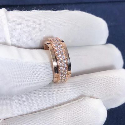 গুণমান 18K Rose White Yellow Gold Piaget Possession Ring VS Diamond For Women/পুরুষ কারখানা