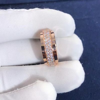 গুণমান 18K Rose White Yellow Gold Piaget Possession Ring VS Diamond For Women/পুরুষ কারখানা