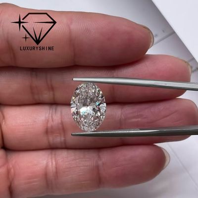গুণমান LuxuryShine 0.1-10CT VVS2 ল্যাবরেটরি গ্রোথ ডায়মন্ড ডি-এফ রঙ সাদা ওভাল আইজিআই শংসাপত্রের সাথে চমৎকার কাটা 3EX কাটা পাথর দ্বারা LuxuryShine কারখানা