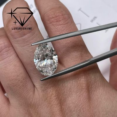 গুণমান LuxuryShine 0.1-10CT VVS2 ল্যাবরেটরি গ্রোথ ডায়মন্ড ডি-এফ রঙ সাদা ওভাল আইজিআই শংসাপত্রের সাথে চমৎকার কাটা 3EX কাটা পাথর দ্বারা LuxuryShine কারখানা