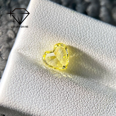 গুণমান LuxuryShine VS1 ল্যাবরেটরি গ্রোথ ডায়মন্ড ফ্যান্সি হলুদ হার্ট ফর্ম 1CT 2CT 3CT 4CT 5CT আইজিআই সার্টিফিকেট সহ রিয়েল ডায়মন্ড কারখানা