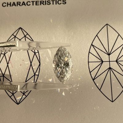 গুণমান LuxuryShine VVS2 মার্কিজ আকৃতি 0.3-15ct ল্যাব গ্রো ডায়মন্ড D-F রঙ 3EX IGI সার্টিফিকেট সঙ্গে কাটা পাথর রিয়েল ডায়মন্ড কারখানা
