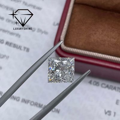 গুণমান LuxuryShine Princess Cut Lab Grown Diamond D-F Color VVS-VS With IGI Certificate চমৎকার কাট বিয়ের হীরা পাইকারি কারখানা