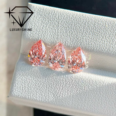 গুণমান LuxuryShine 1-15CT ফ্যান্সি গোলাপী পিয়ার কাট ল্যাব গ্রোথ ডায়মন্ড ভিভিএস-ভিএস লস ডায়মন্ডস & বিয়ের গয়না & কাস্টমাইজড গয়না কারখানা