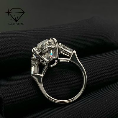 গুণমান Luxuryshine Oval Cut VVS/VS Lab Grown Diamond 10CT Solitaire Ring 18K Solid Gold Custom Jewelry With IGI Certificate লক্সিশাইন ওভাল কাট ভিভিএস/ভিএস ল্যাব গ্রোথ ডায়মন্ড ১০সিটি সলিটায়ার রিং ১৮ কার্ট সলিড গোল্ড কাস্টম জয়েন্টস আইজিআই সার্টিফিকেট সহ কারখানা
